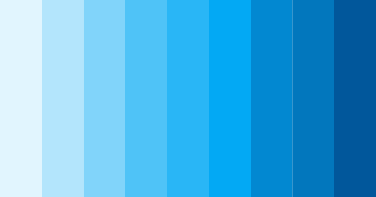 Download aqua harmony color palette PNG image (landscape)