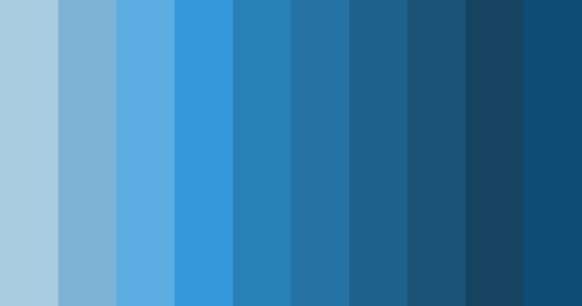 Download bright blue color palette PNG image (landscape)