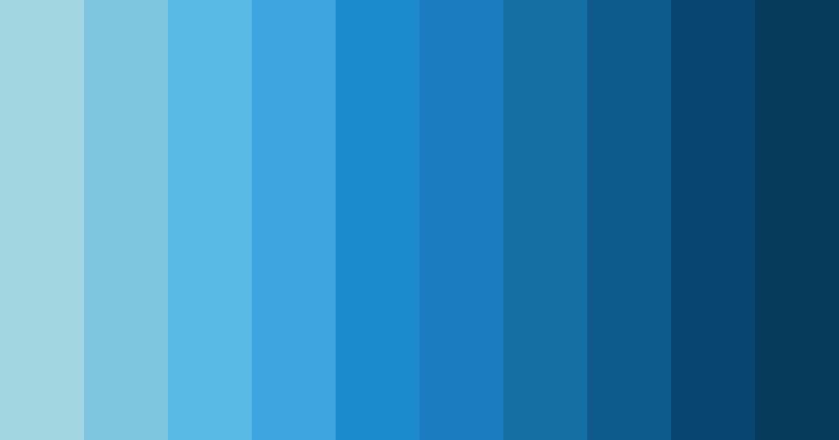 Download ocean breeze harmony color palette PNG image (landscape)