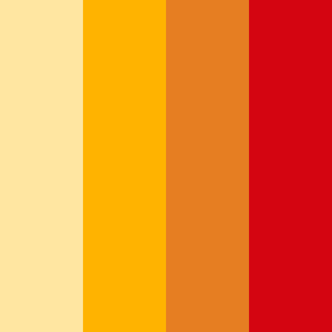 Download sunset ember color palette PNG image (square)