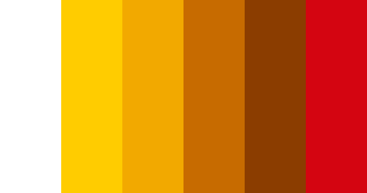 Download yellow and red fusion color palette PNG image (landscape)