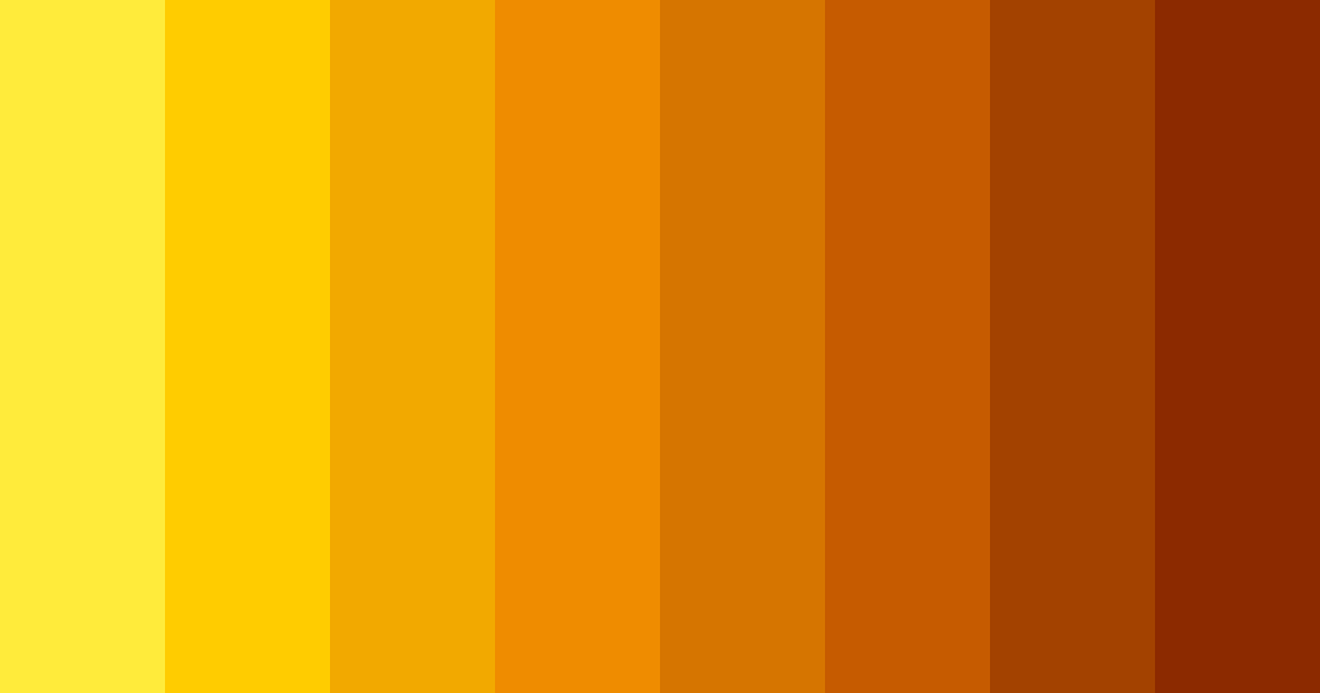 Download golden ember color palette PNG image (landscape)