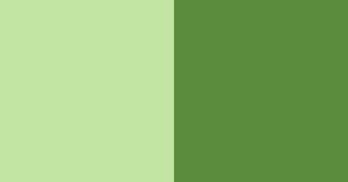 Download green apple color palette PNG image (landscape)