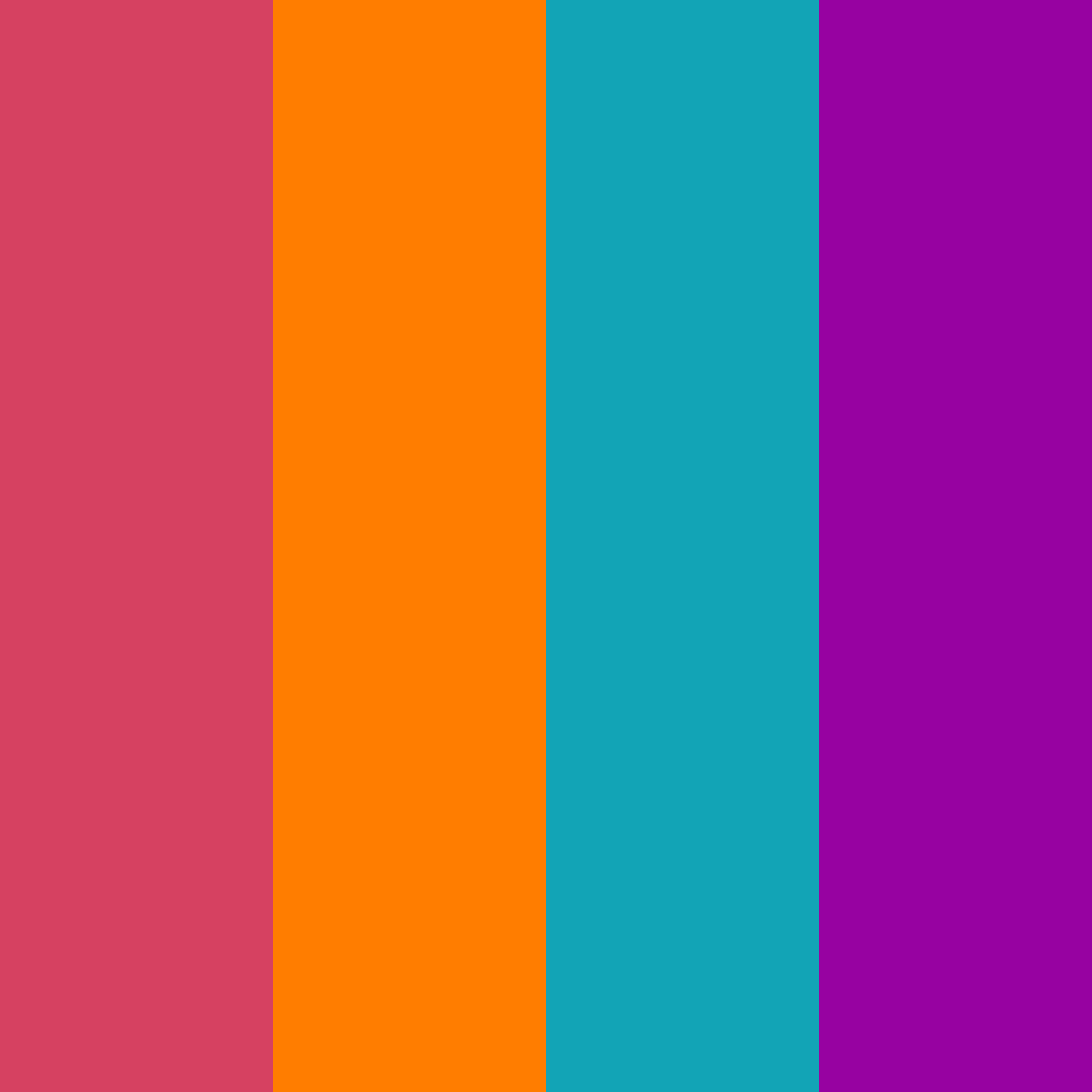 Download passionate sunset color palette PNG image (square)