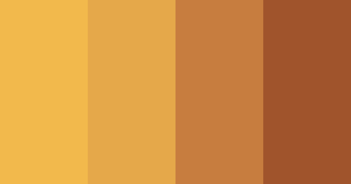 Download golden ember flight color palette PNG image (landscape)