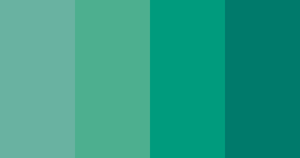 Download tropical serenity color palette PNG image (landscape)