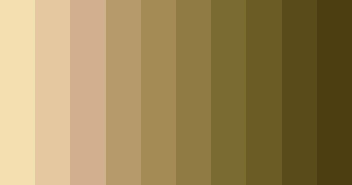 Download light wood brown color palette PNG image (landscape)