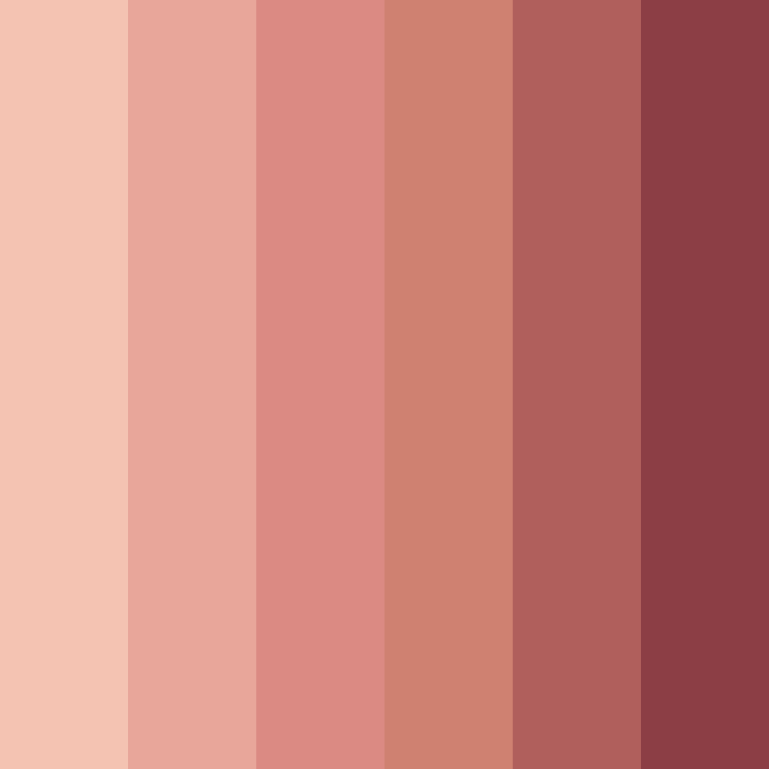 Download sunset blossoms color palette PNG image (square)