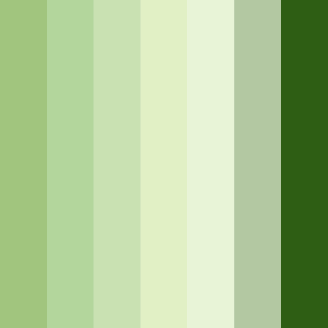 Download emerald meadow color palette PNG image (square)