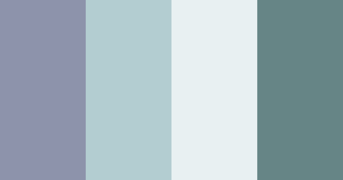 Download misty ocean blues color palette PNG image (landscape)