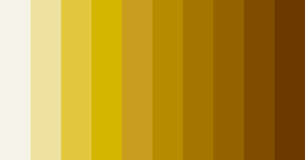 Download golden vitality color palette PNG image (landscape)