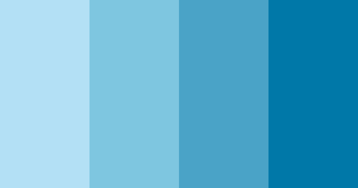 Download oceanic serenade color palette PNG image (landscape)