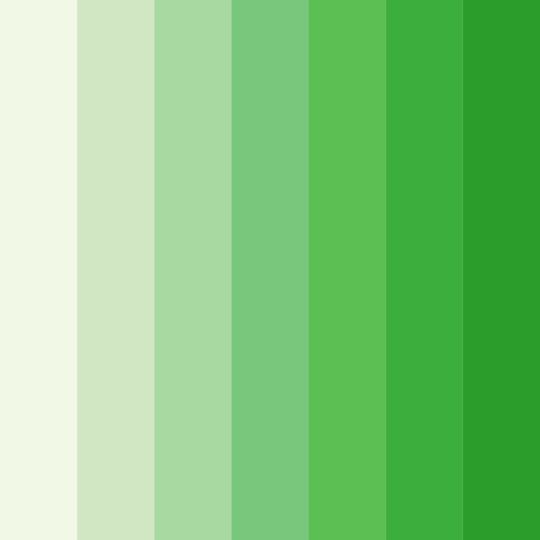 Download green spring color palette PNG image (square)