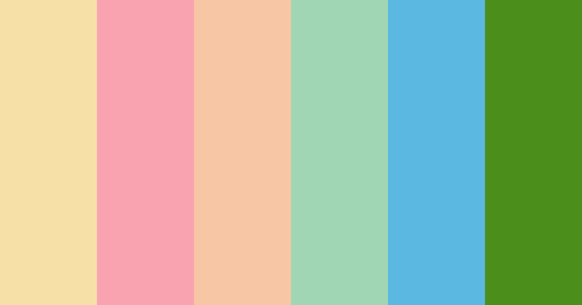 Download spring serenade color palette PNG image (landscape)