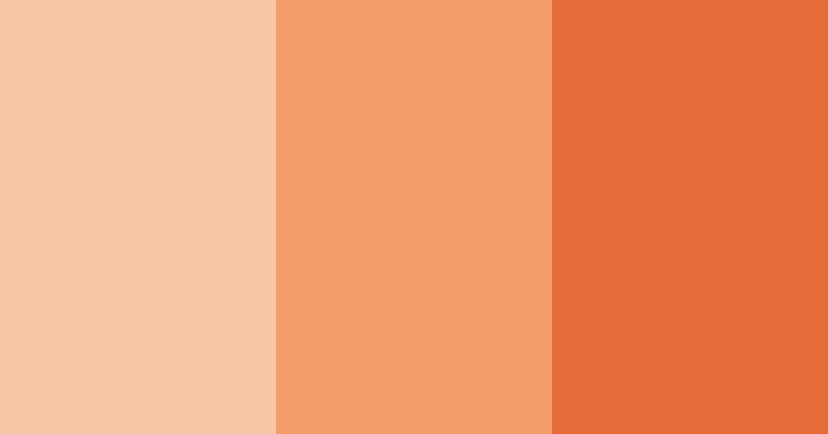 Download peach sunset color palette PNG image (landscape)