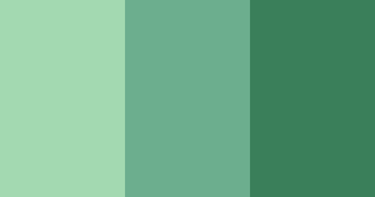 Download deep green spring color palette PNG image (landscape)