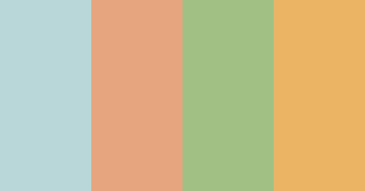 Download tropical beach pebble color palette PNG image (landscape)