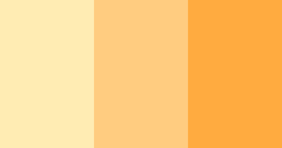 Download warm yellow color palette PNG image (landscape)