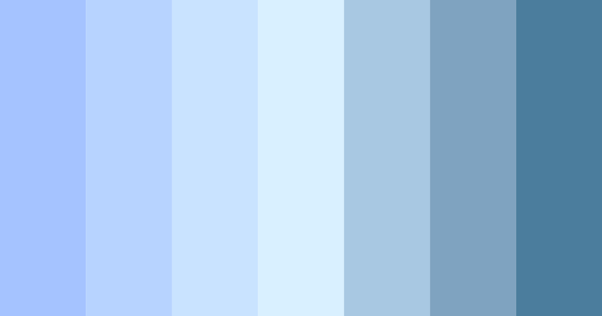 Download light blue color palette PNG image (landscape)