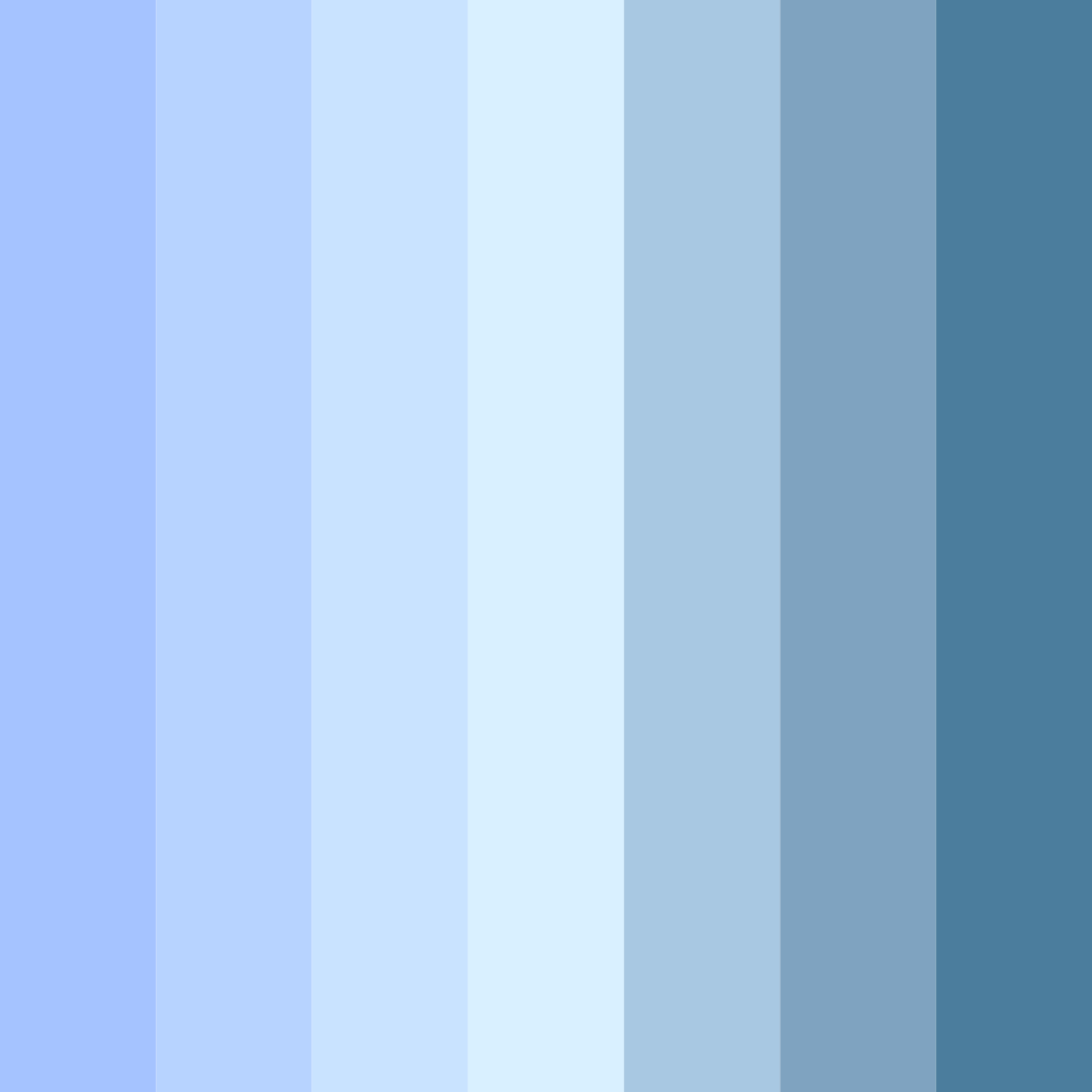 Download light blue color palette PNG image (square)