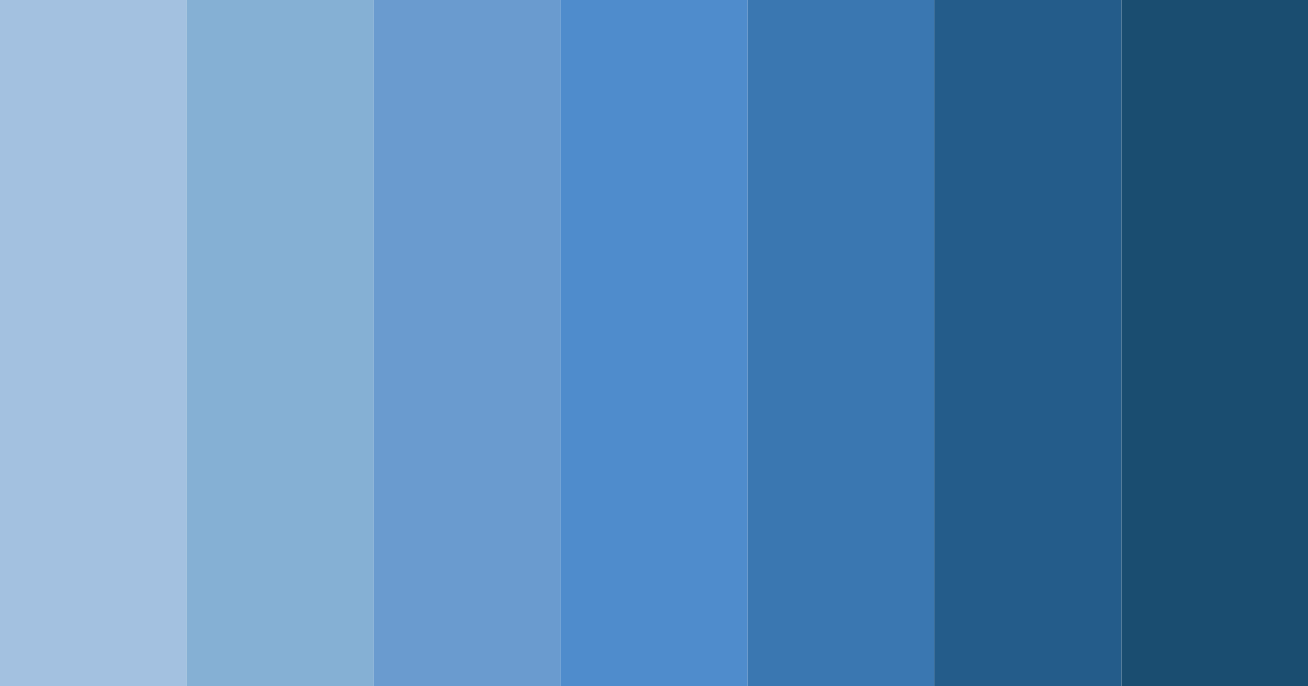 Download calm blue color palette PNG image (landscape)