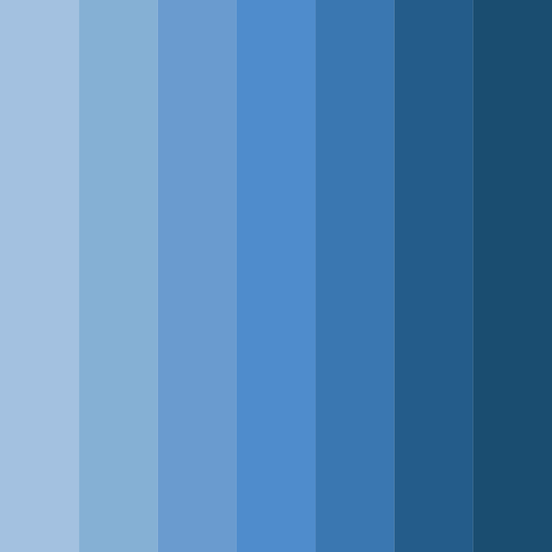 Download calm blue color palette PNG image (square)