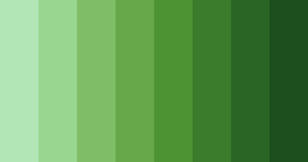 Download verdant symphony color palette PNG image (landscape)