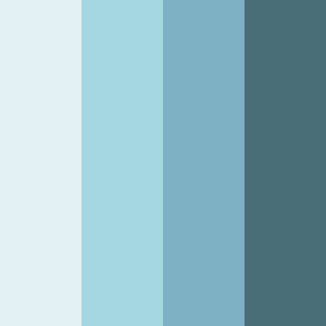 Download frosted serenity color palette PNG image (square)