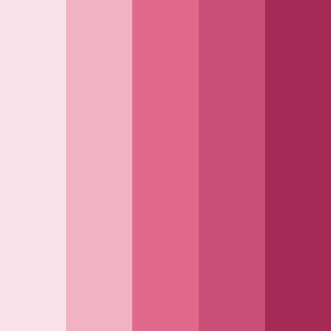 Download cherry blossom reverie color palette PNG image (square)