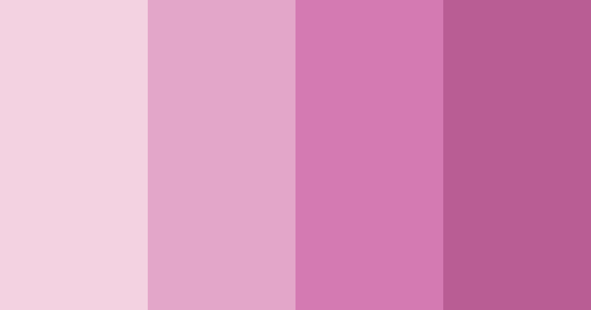 Download pink shades color palette PNG image (landscape)