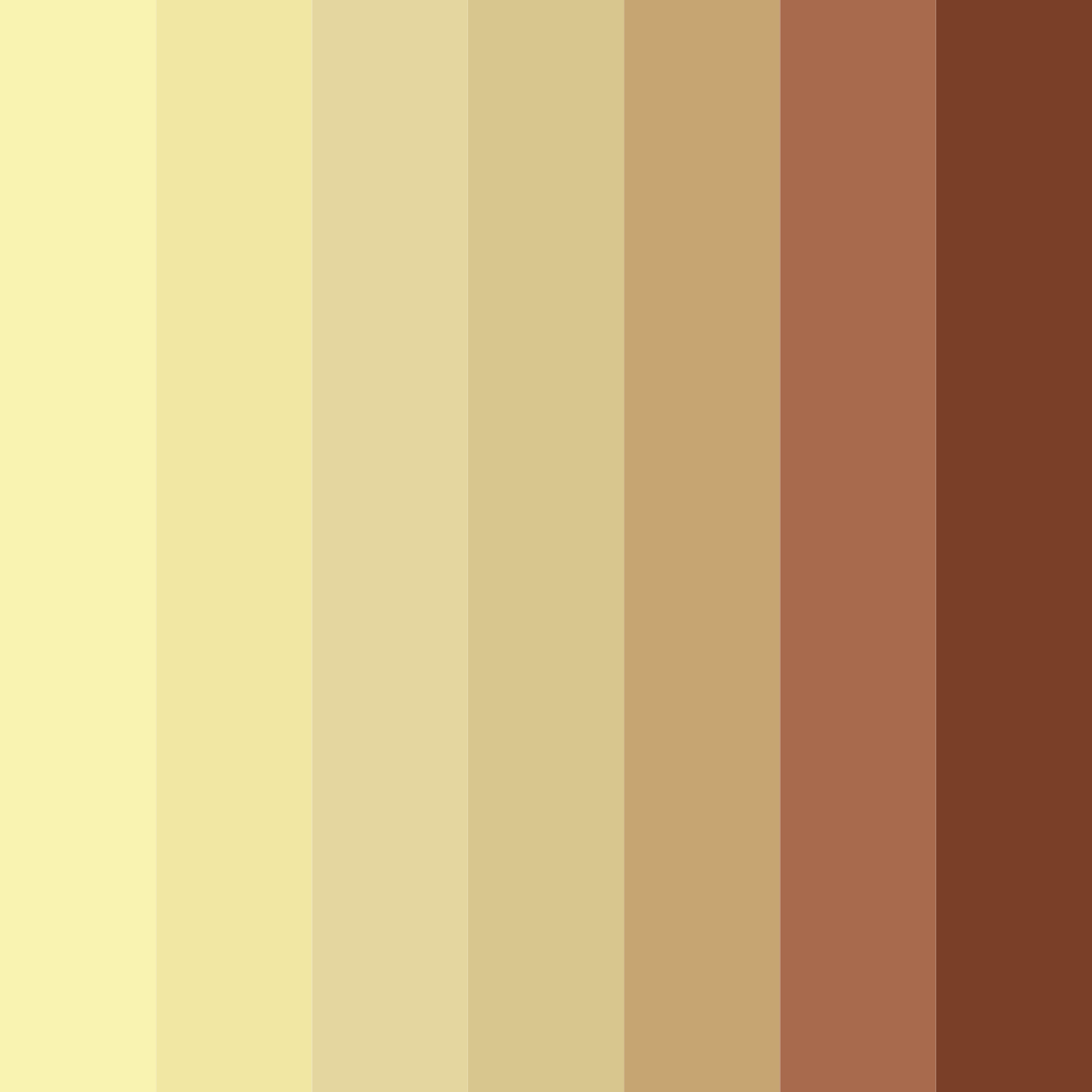 Download warm beige color palette PNG image (square)