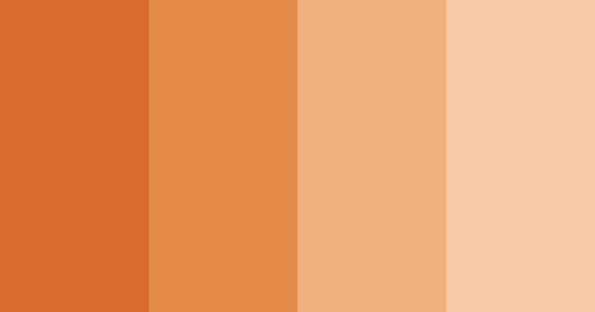 Download tangerine soother color palette PNG image (landscape)