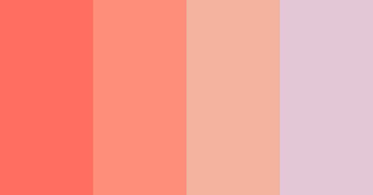 Download coral pearl sparkle color palette PNG image (landscape)