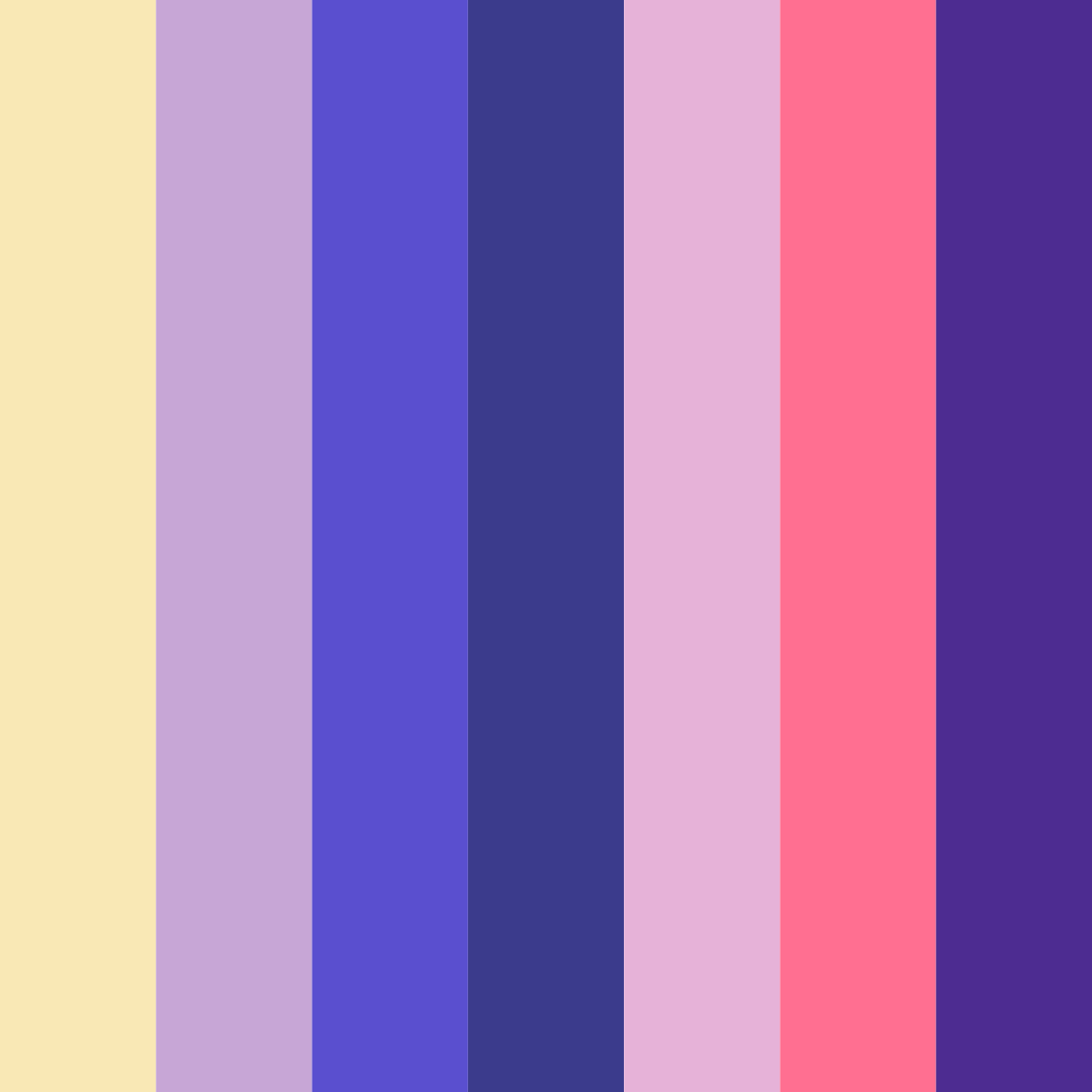 Download cosmic blossom color palette PNG image (square)