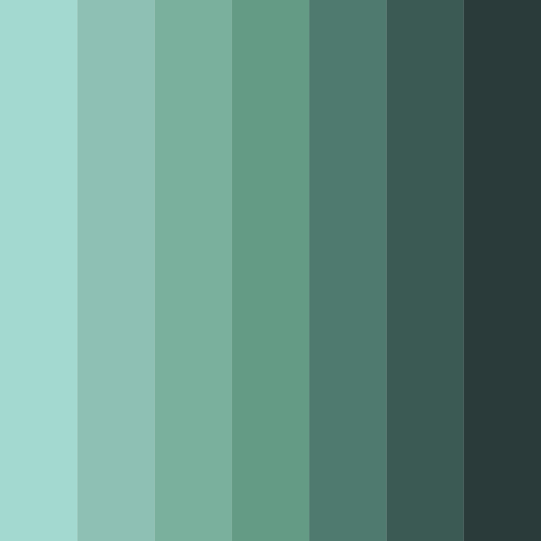 Download oceanic serenity color palette PNG image (square)