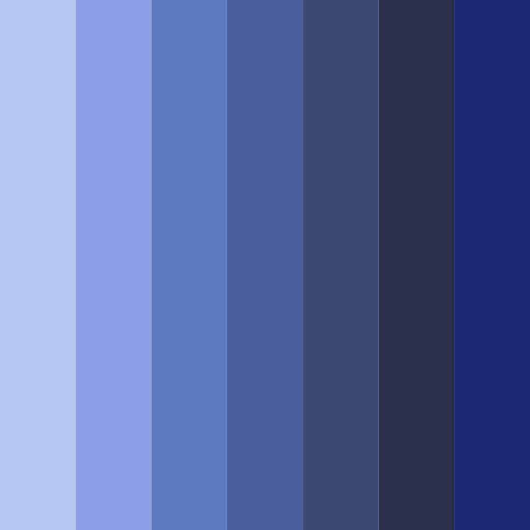 Download midnight blue reverie color palette PNG image (square)