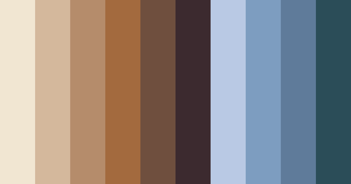 Download magical brown color palette PNG image (landscape)