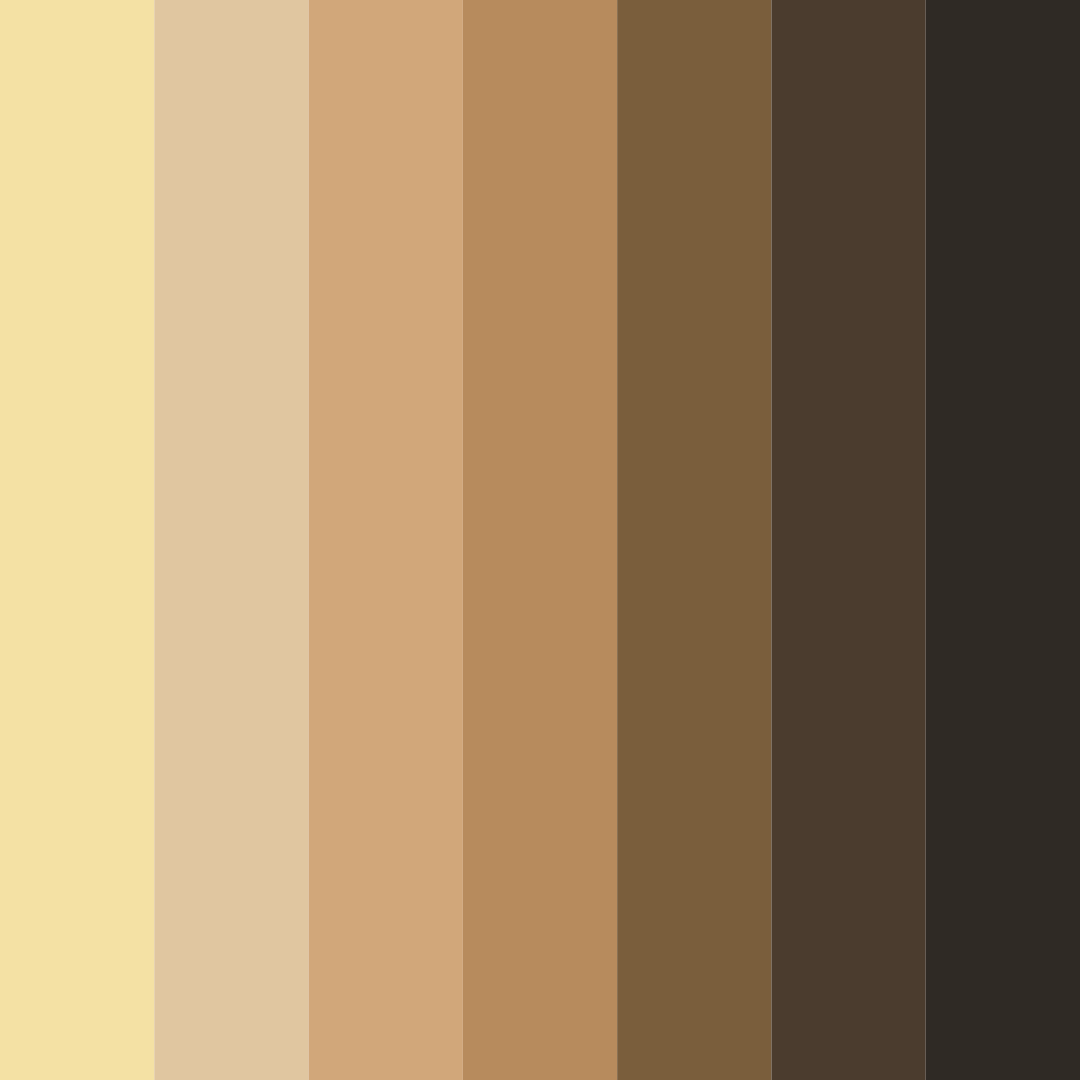 Download sunset whisper color palette PNG image (square)