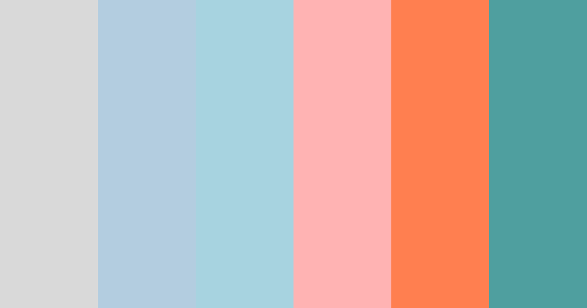 Download soft gray rainbow color palette PNG image (landscape)