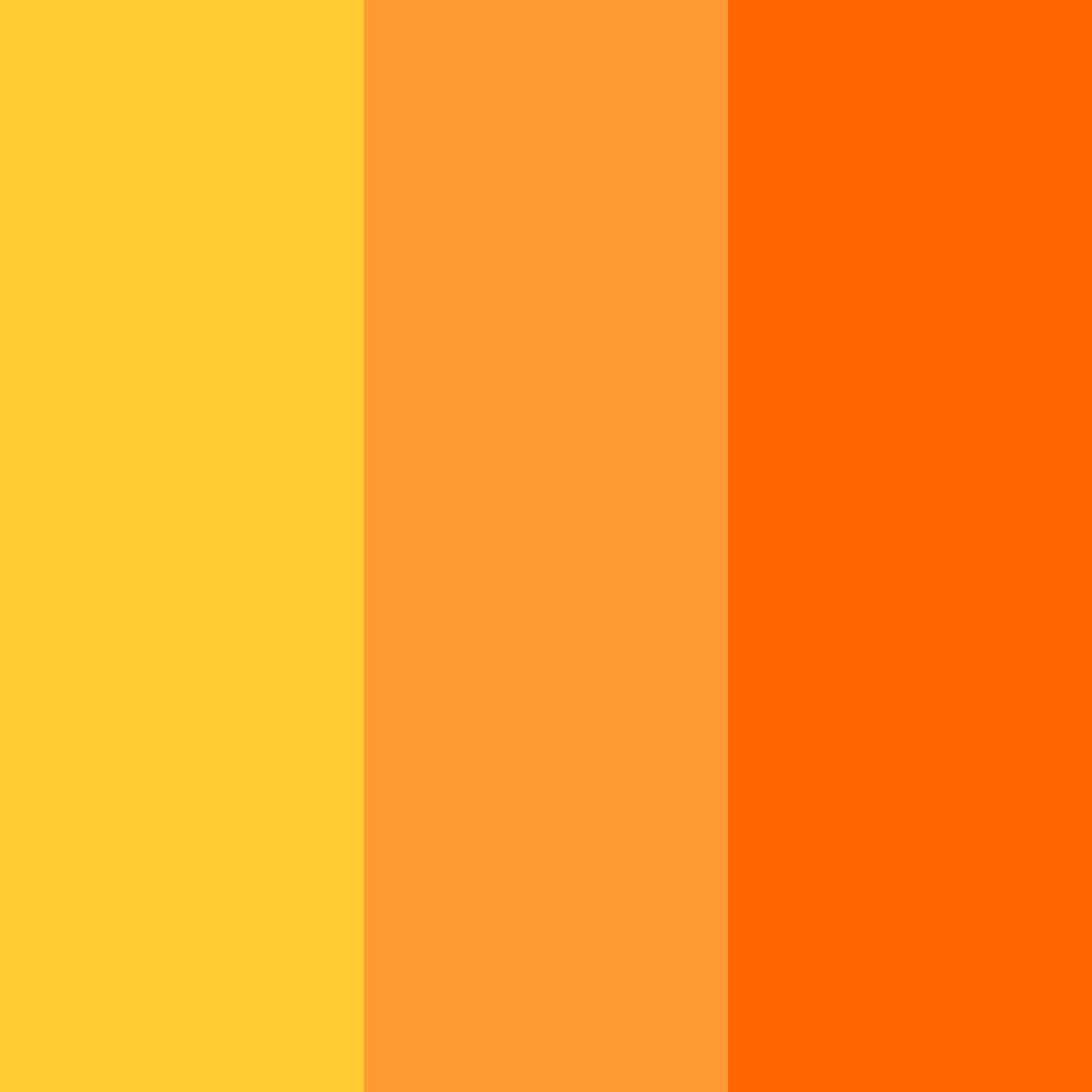 Download orange sunset color palette PNG image (square)