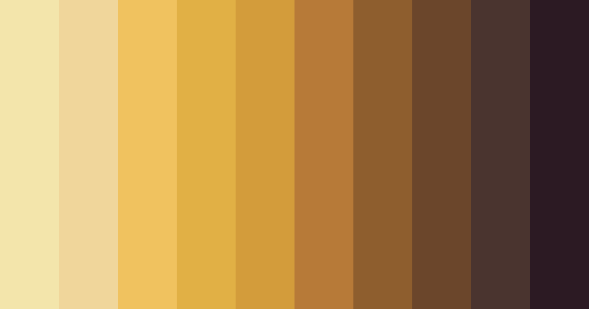 Download golden seasons color palette PNG image (landscape)