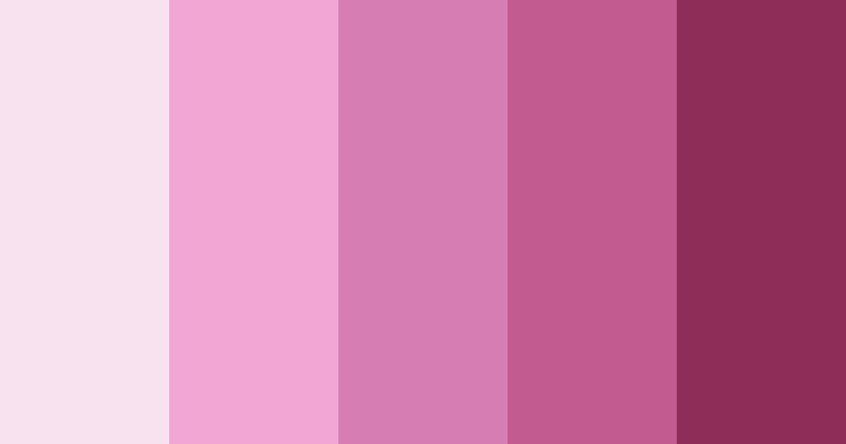 Download pink instagram color palette PNG image (landscape)