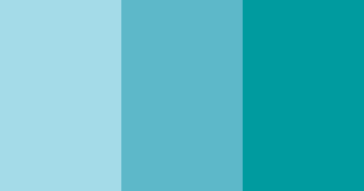 Download teal beach color palette PNG image (landscape)