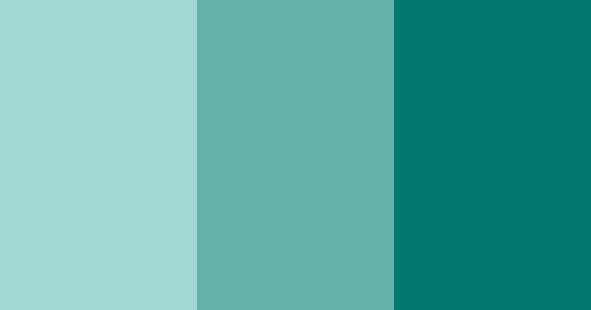 Download teal waves color palette PNG image (landscape)