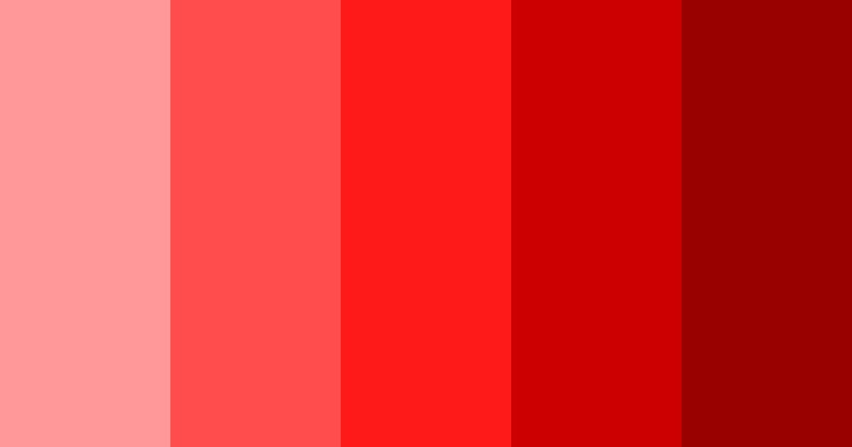 Download bright red color palette PNG image (landscape)