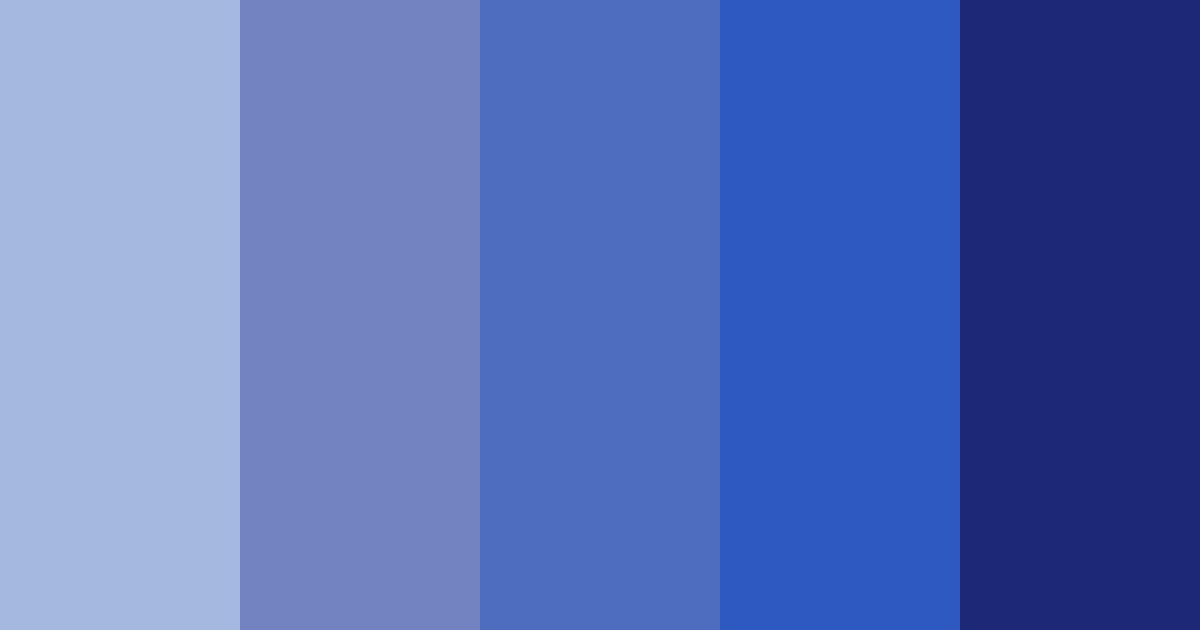 Download dark blue color palette PNG image (landscape)