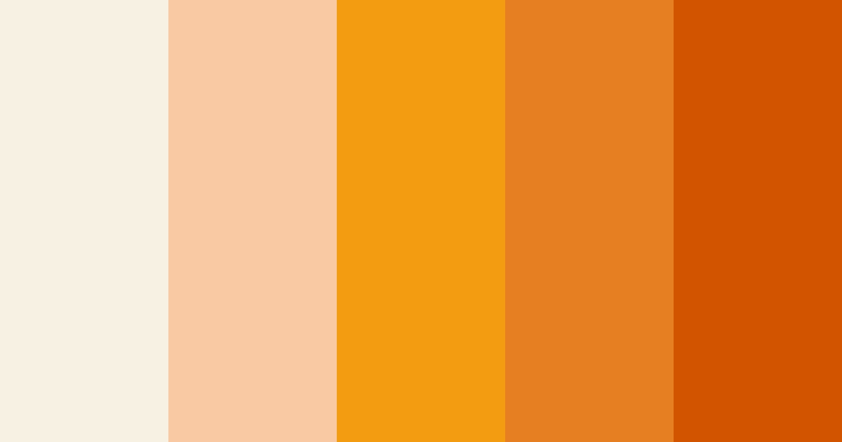 Download orange sunrise color palette PNG image (landscape)