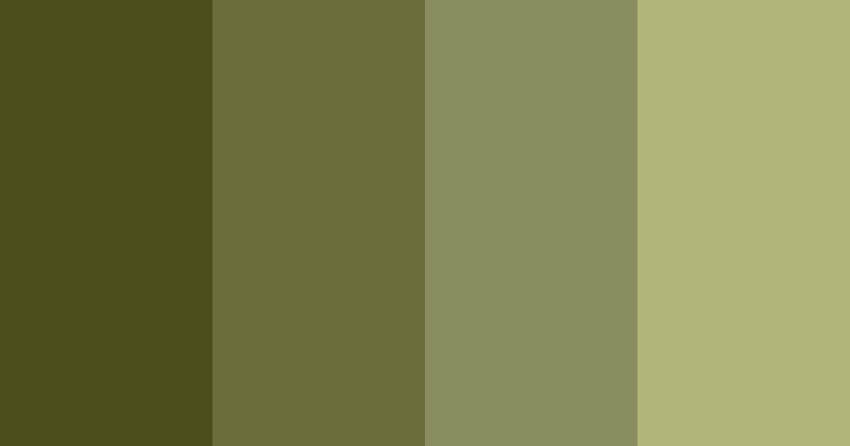 Download glossy olive color palette PNG image (landscape)