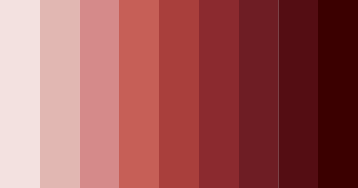 Red Bramble Color Palette - Hex Codes & PNG Download