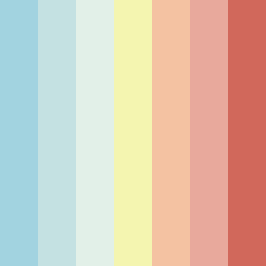 Download aqua travel color palette PNG image (square)